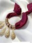 Collar Lazo Burdeos